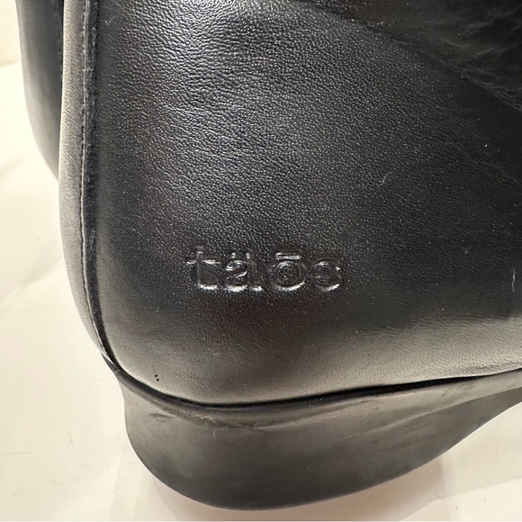 Täōs Elite Women's Leather Ankle Boots Wedge Side Zip size 9-9.5  40 - Picture 7 of 12